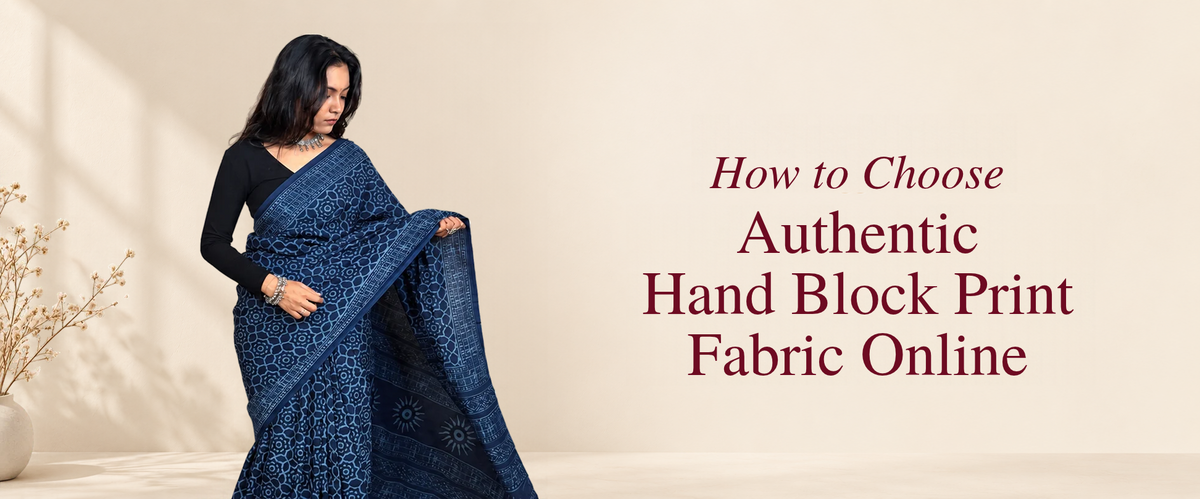 How to Choose Authentic Hand Block Print Fabric Online