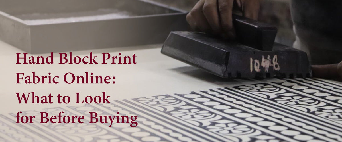Hand Block Print Fabric Online: What to Look for Before Buying
