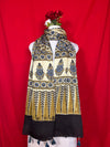 Ajrakh Handblock Printed Modalsilk Dupatta