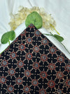 Multicolor Ajrakh Handblock Printed Cotton Fabric