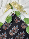Multicolor Ajrakh Handblock Printed Cotton Fabric