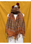Anokhi Cotton Chanderi Handblock Printed Dupatta