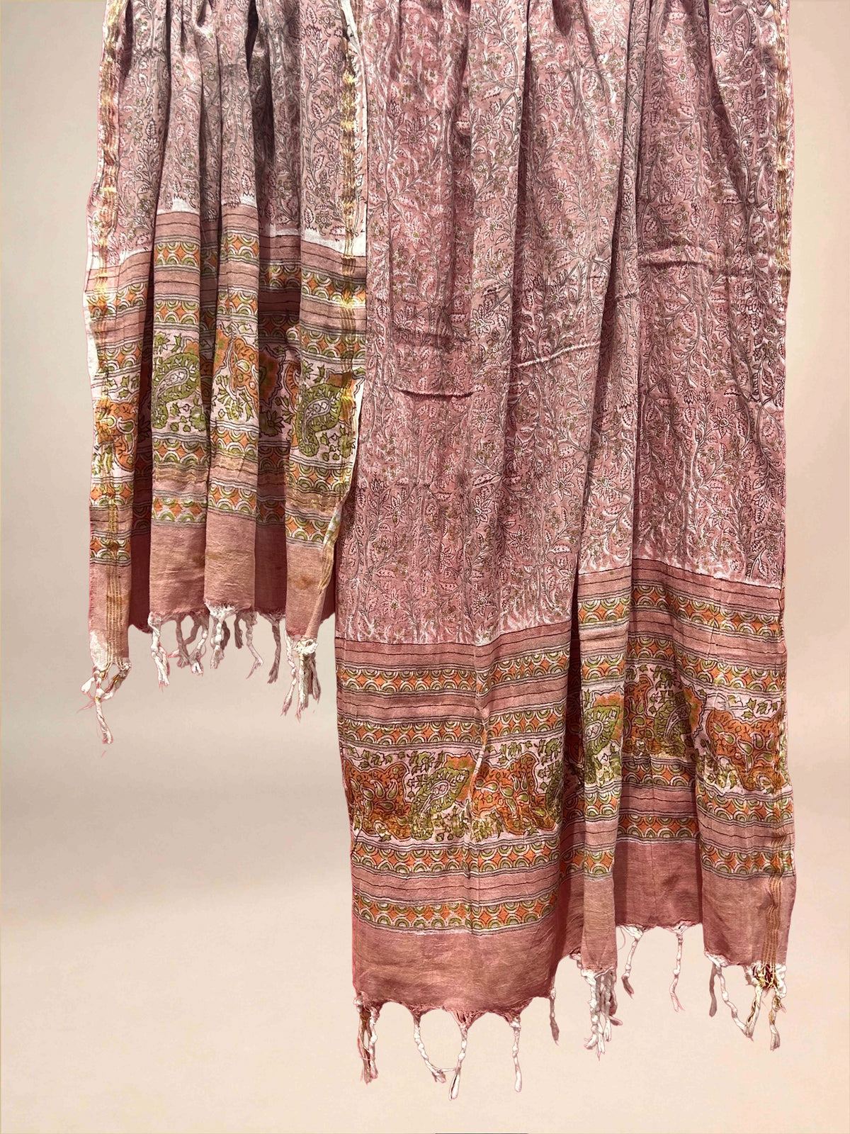 Anokhi handblock printed cotton dupatta