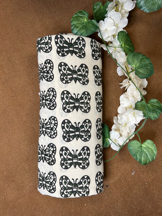 Off White Bagru Print Fabrics
