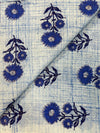 Brush Hand Block Printed fabric