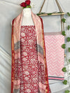 Chanderi Handblock Printed Suit Set