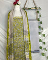 Chanderi Handblock Printed Suit Set