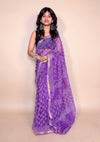 Royal Purple Kota Print Fabric