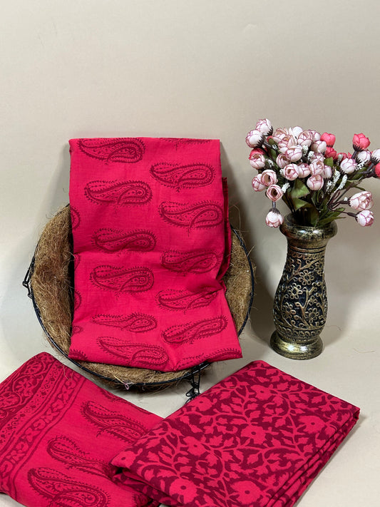 Banjara Handblock Printed Cotton Suit Set