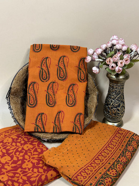 Banjara Handblock Printed Cotton Suit Set