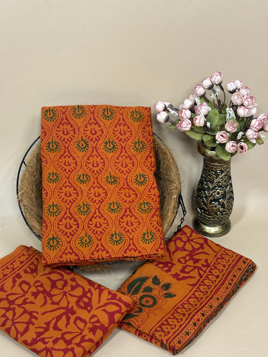 Banjara Handblock Printed Cotton Suit Set