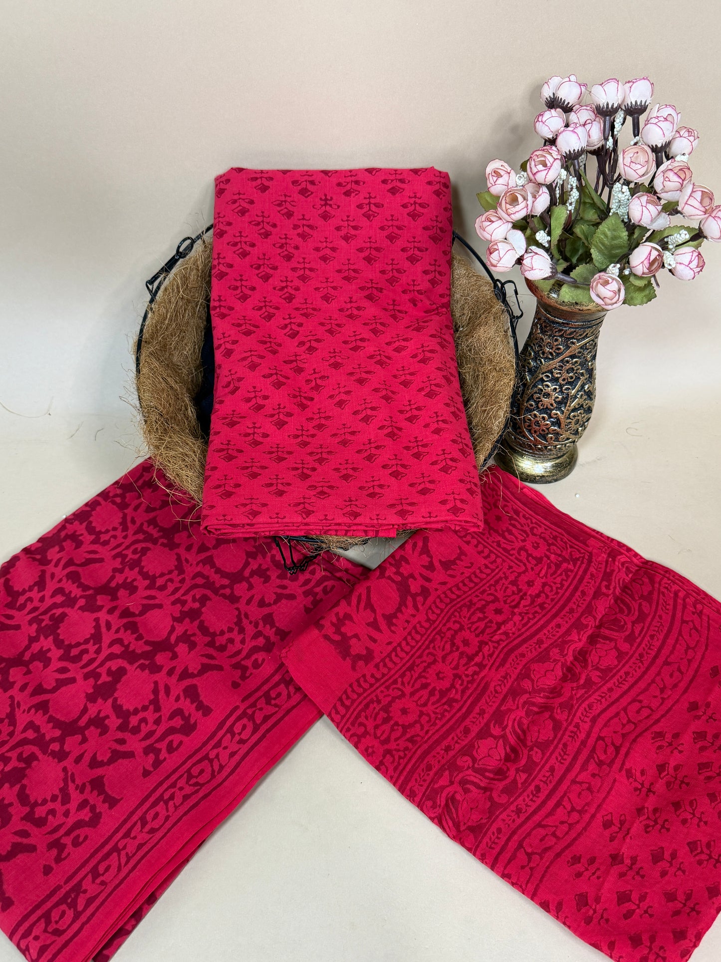 Banjara Handblock Printed Cotton Suit Set