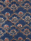 Indigo Ajrakh Handblock Printed Cotton Fabric