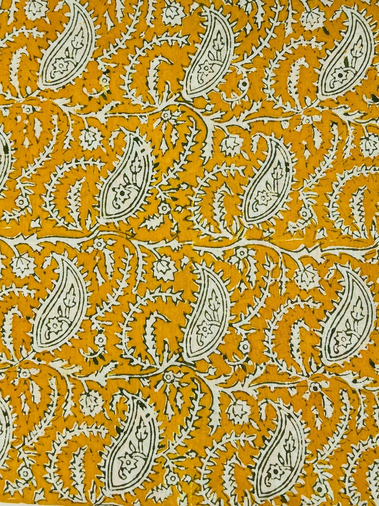 Indigo White Print Fabric