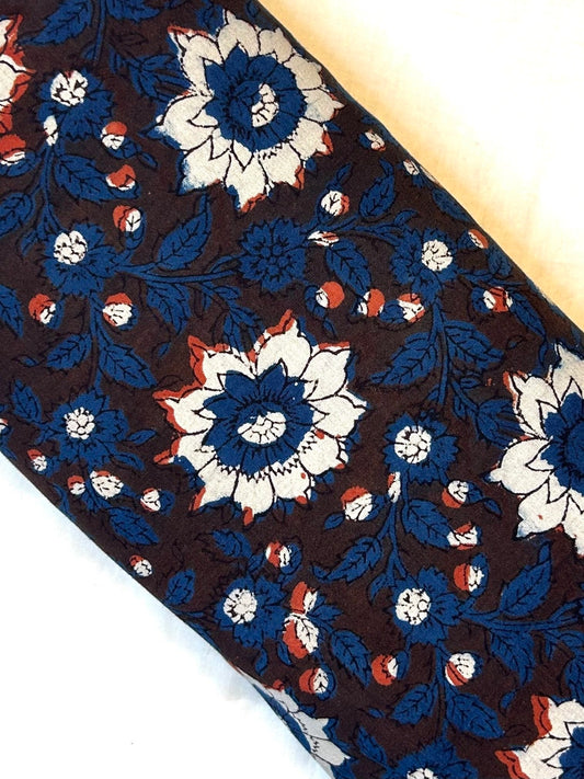 Cocoa Brown Jahota Print Fabrics