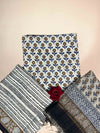 Ivory Kota Handblock Printed Cotton Suit Set