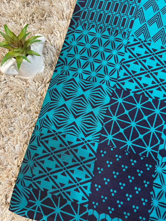 Neela Blue Banjara Print Fabric