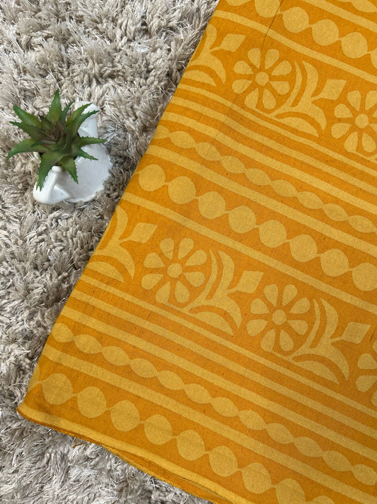 Mustard Yellow Banjara Print Fabric