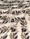Off White Fakira Print Hand Block Printed Fabric