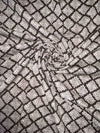Charcoal Saudagiri Mul Hand Block Printed Fabric
