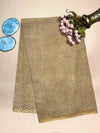 Camel Saudagiri Mul Hand Block Printed Fabric