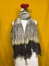 Saudagiri Chanderi Handblock Printed Dupatta