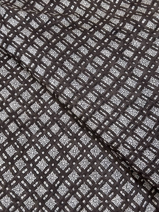 Saudagiri Print Chanderi Fabric