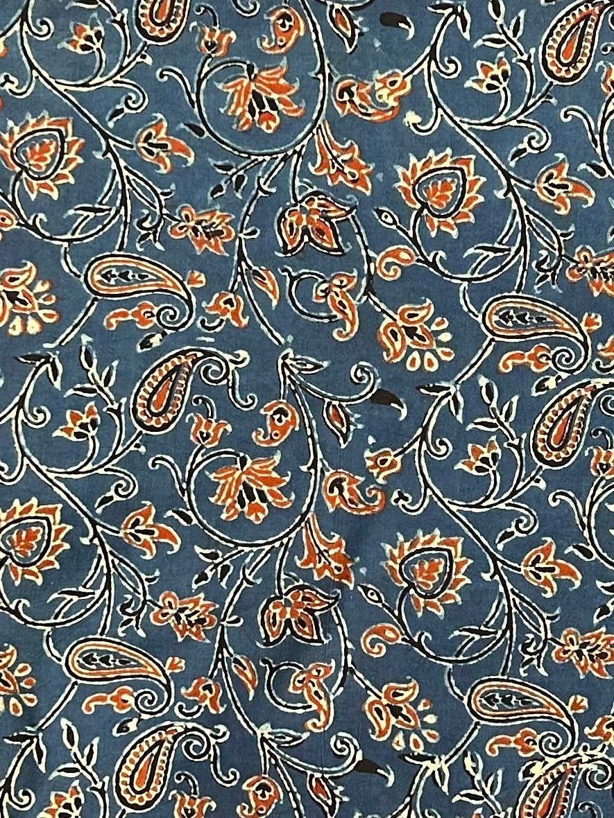 Super Ajrakh Cotton Fabric