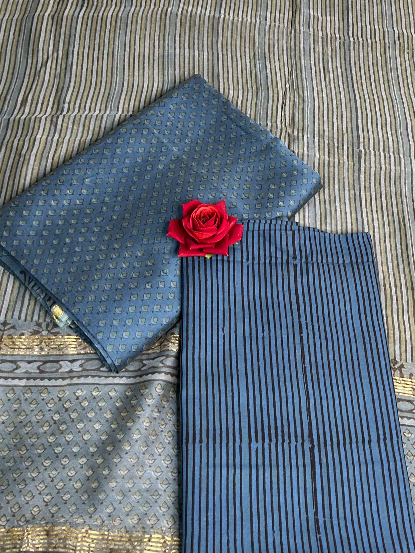 Indigo Blue Vanaspati Maheshwari Suits