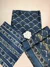 Steel Blue Vanaspati Maheshwari Suits