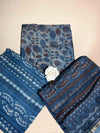 Dusty Blue Vanaspati Maheshwari Suits