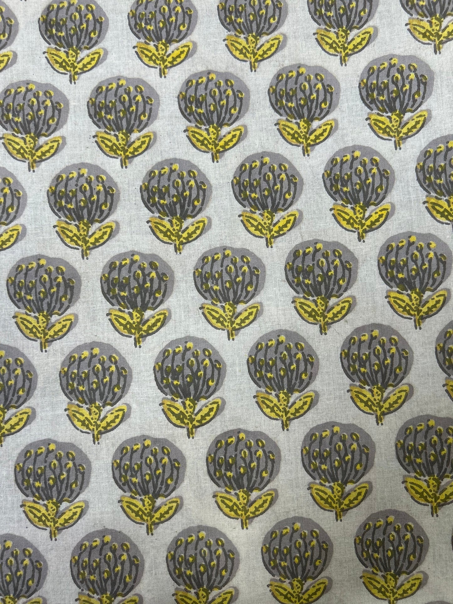 Vanaspti Handblock Printed Cotton Fabric