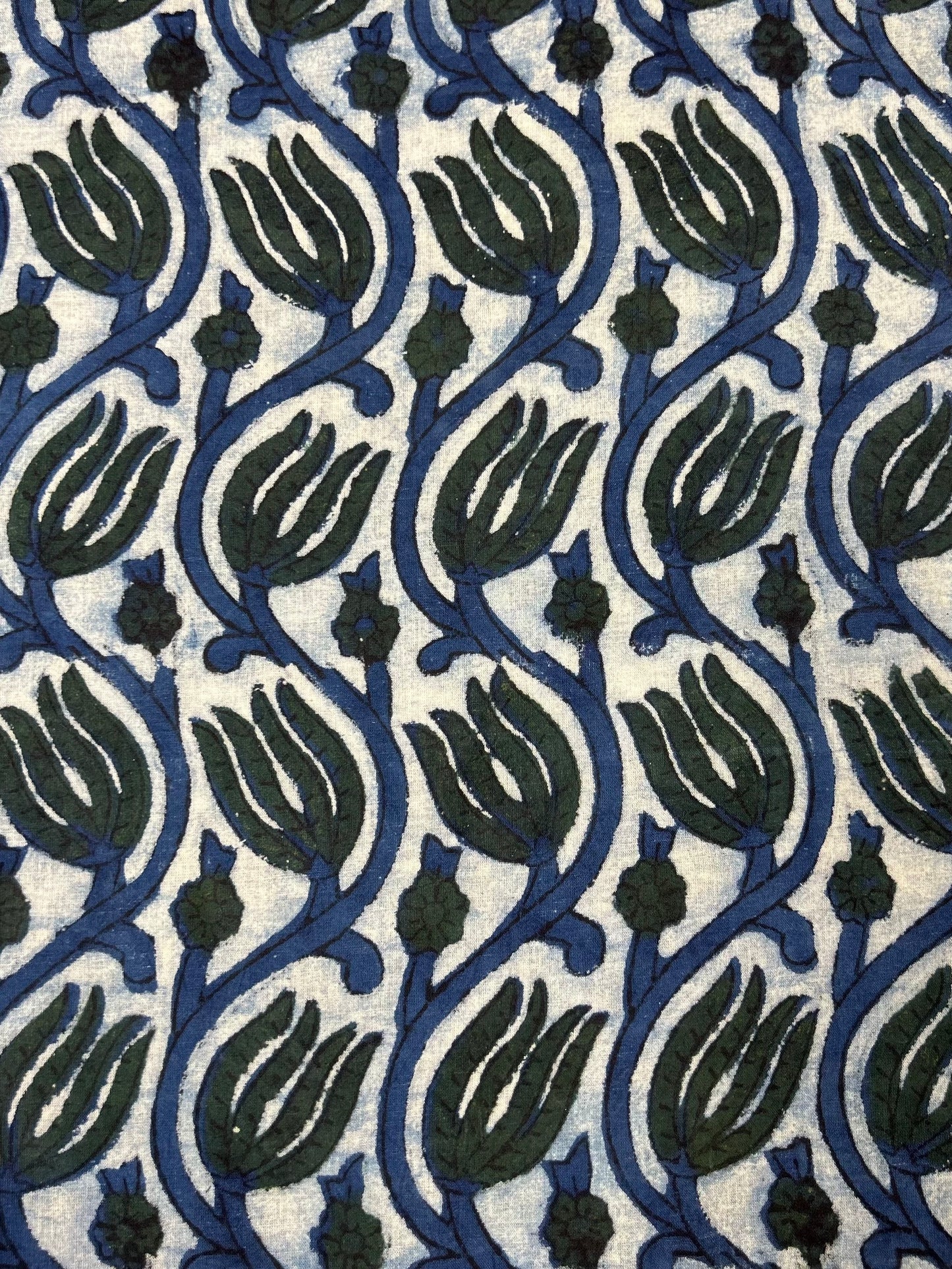 Vanaspti Handblock Printed Cotton Fabric