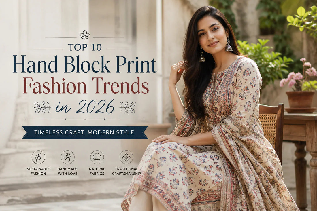 Top 10 Hand Block Print Fashion Trends in 2026