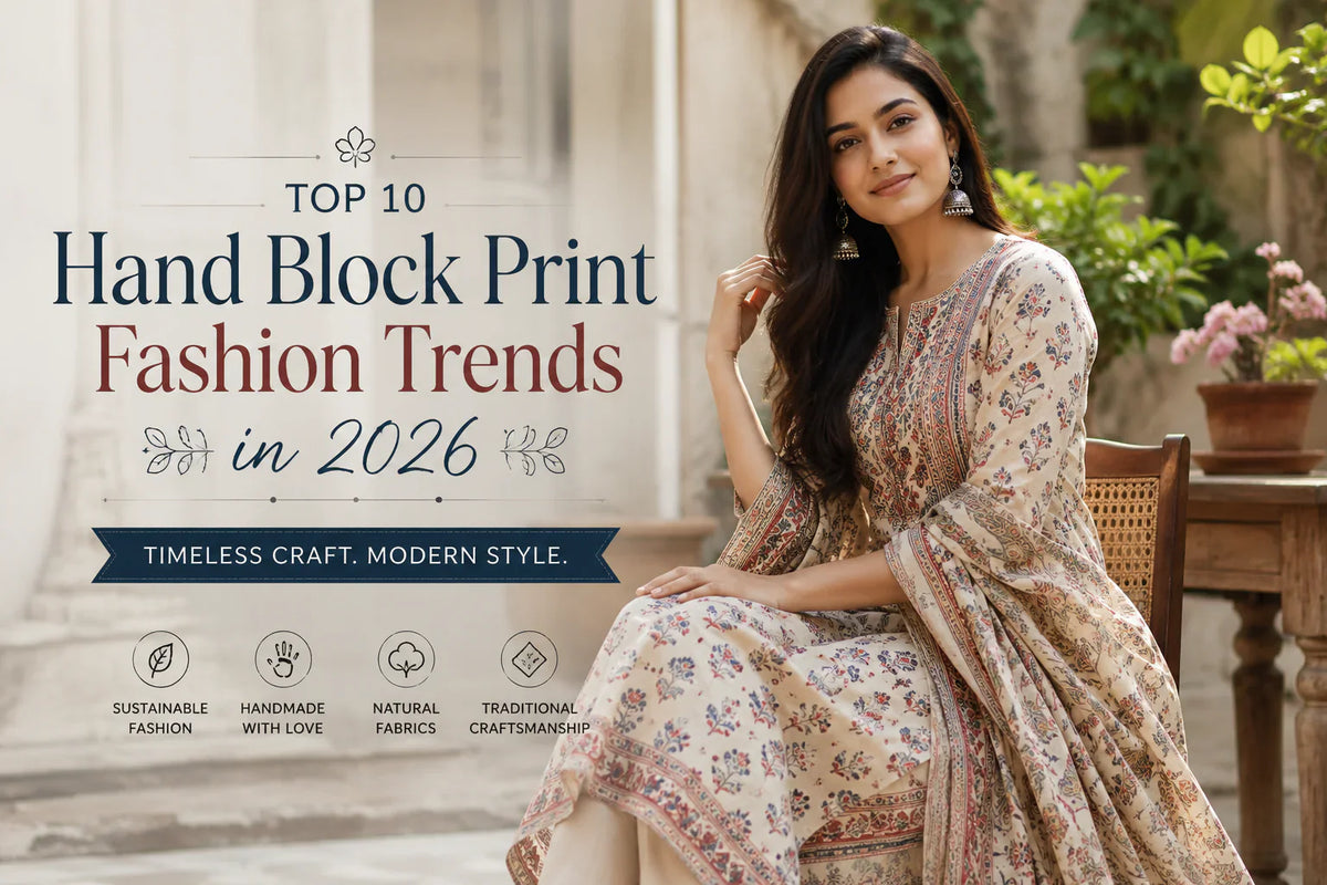 Top 10 Hand Block Print Fashion Trends in 2026