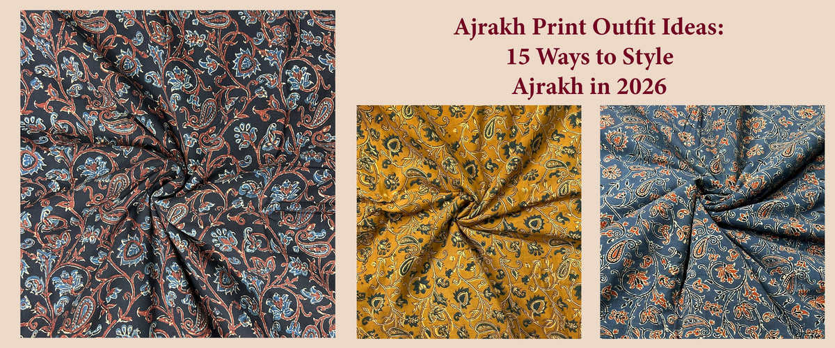 Ajrakh Print Outfit Ideas: 15 Ways to Style Ajrakh in 2026