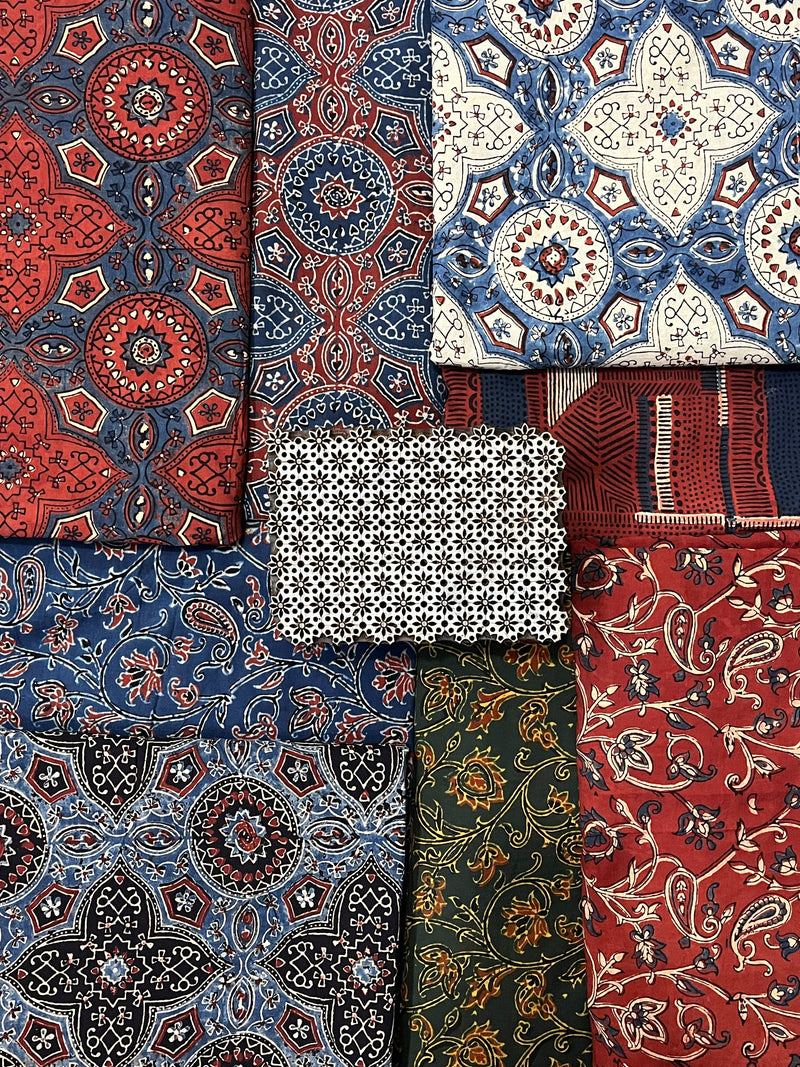 Super Ajrakh Print Fabric