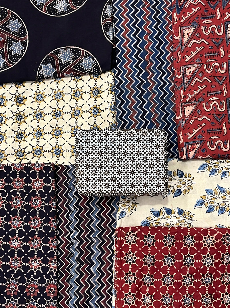 Ajrakh Print Fabric
