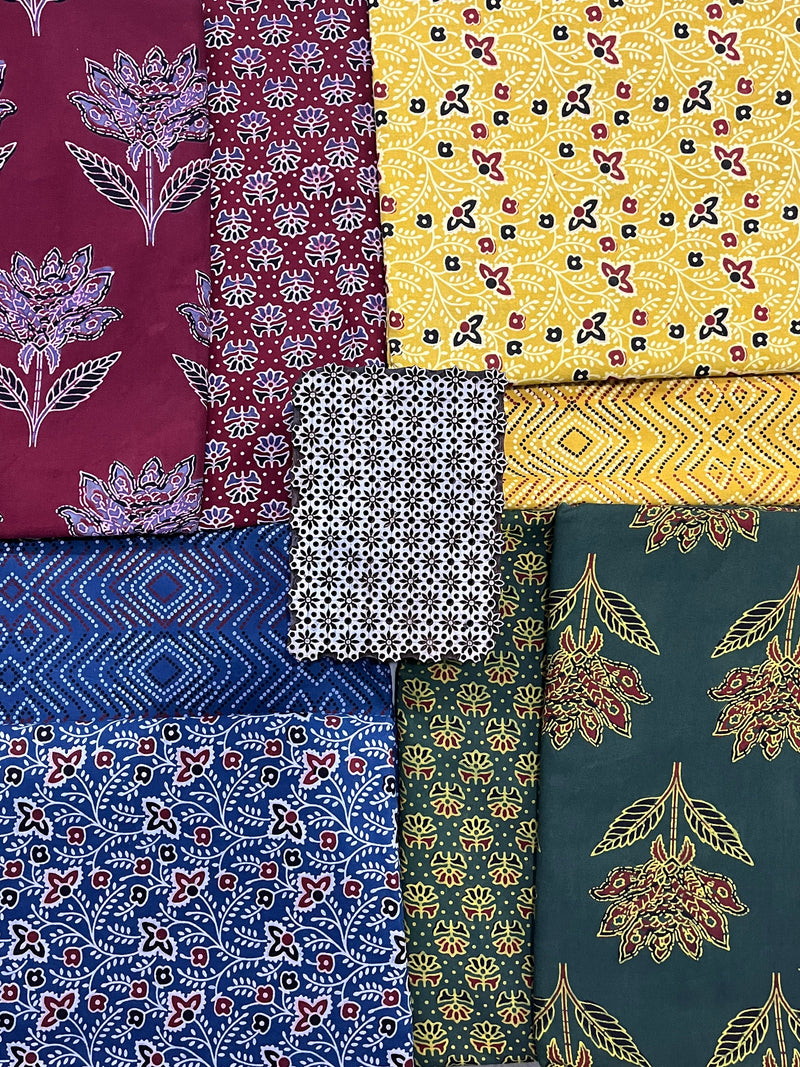 Semi Natural Print Fabric