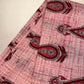 Multicolor Brush Hand Block Printed Fabric | Pink