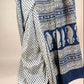 White Fakira Assam Silk Handblock Printed Saree