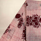 Multicolor Brush Hand Block Printed Fabric | Rustic Maroon