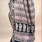 Black Fakira Assam Silk Handblock Printed Saree