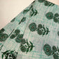 Multicolor Brush Hand Block Printed Fabric | Dark green