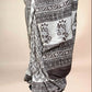 White Fakira Assam Silk Handblock Printed Saree
