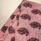 Multicolor Brush Hand Block Printed Fabric | Pink