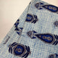 Multicolor Brush Hand Block Printed Fabric | Blue