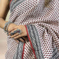 Maroon Fakira Assam Silk Handblock Printed Saree