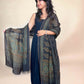 Ajrakh Linen Dupatta.