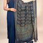 Ajrakh Linen Dupatta.